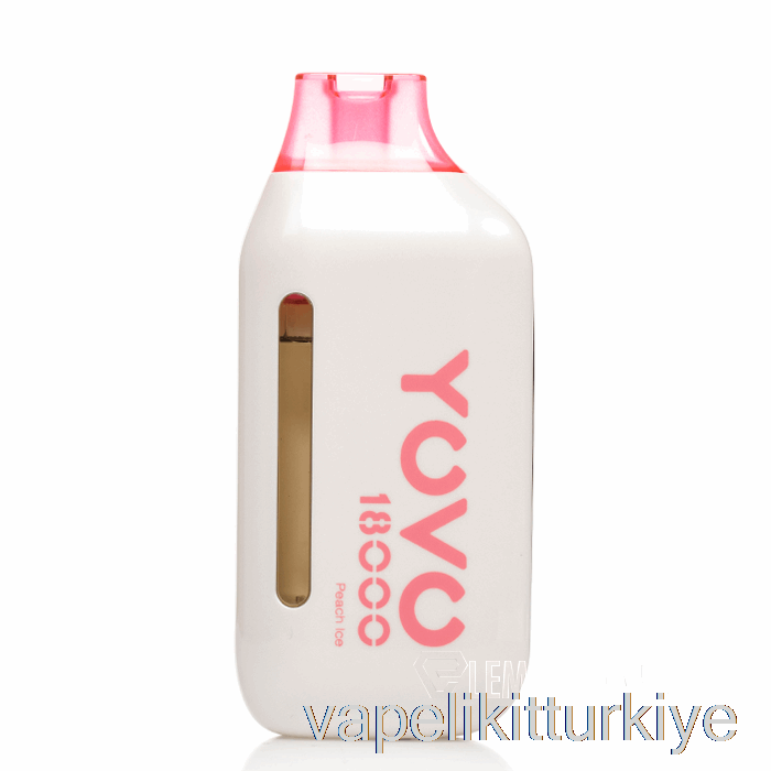 Vape Türkiye Yovo Ultra 18000 Tek Kullanımlık şeftalili Buz